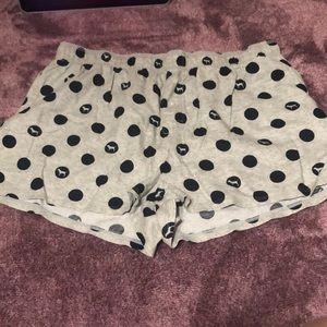 pink pajama shorts size small